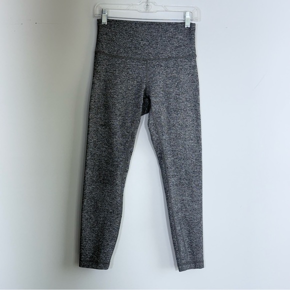 Lululemon Wunder Under Hi-Rise 7/8 Tight *25" Heathered Black Size 8 W5AOUS - Picture 5 of 15